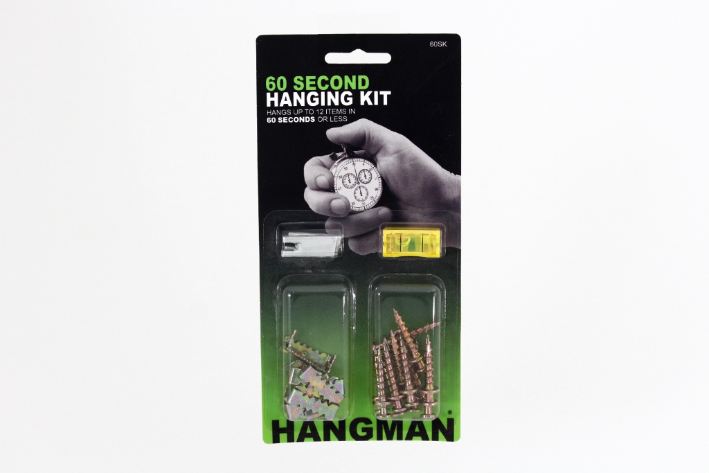 60 Second Hanging Kit (Hangs 12 items)