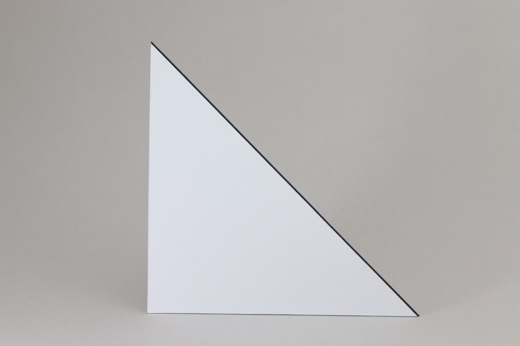 Black Core White Matboard